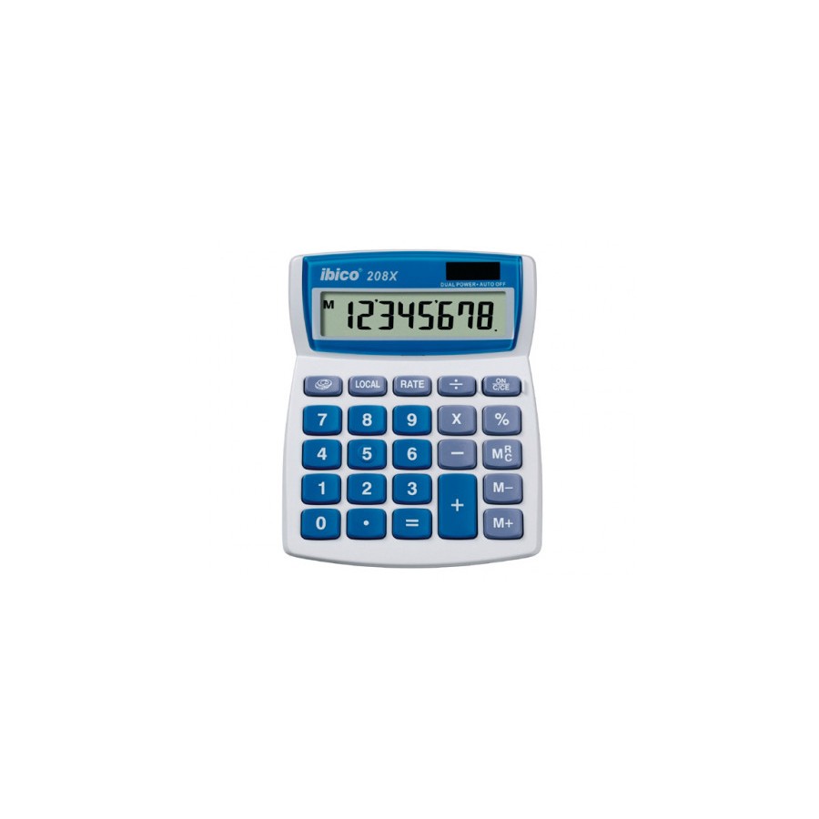 1610-CALCULADORA DE SOBREMESA DE 8 DIGITOS MODELO 208X SOLAR / PILA IBICO IB410062 1610-CALCULADORA DE SOBREMESA DE 8 DIGITOS MODELO 208X SOLAR / PILA IBICO IB410062
