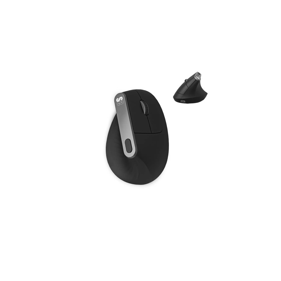 16108-SUBBLIM SUBMO-EDNVW01 raton Universal mano derecha Bluetooth + USB Type-C Optico 4000 DPI