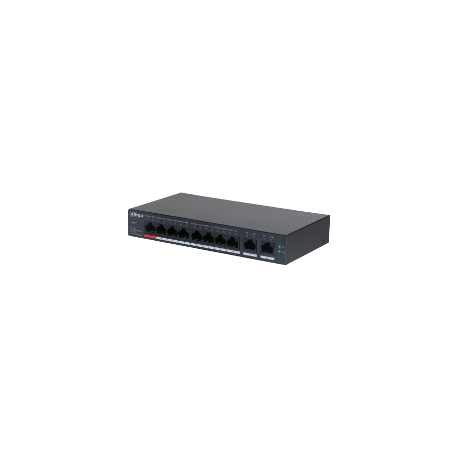 16311-(DH-CS4010-8ET-110) DAHUA SWITCH 10 PUERTOS CLOUD MANAGEMENT 8 POE