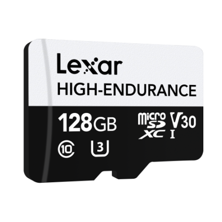 16344-Lexar High-Endurance 128 GB MicroSDXC UHS-I Clase 10