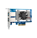 16363-QNAP QXG-10G2T adaptador y tarjeta de red Interno Ethernet 10000 Mbit/s