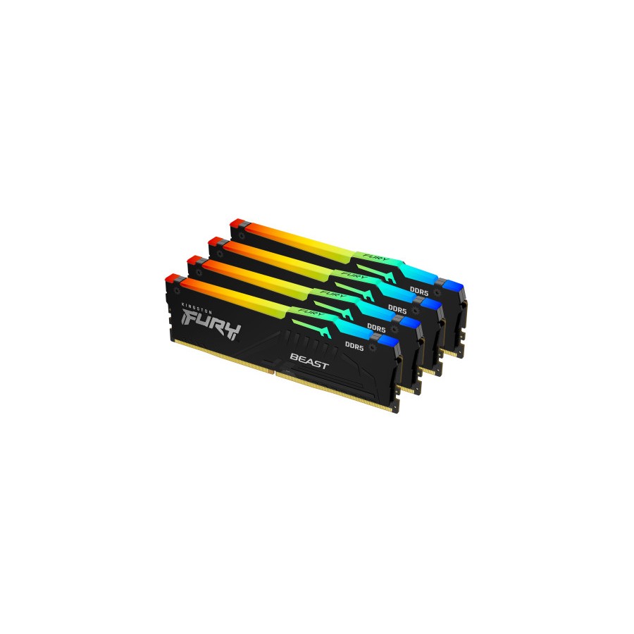 16745-Kingston Technology FURY Beast RGB modulo de memoria 64 GB 4 x 16 GB DDR5