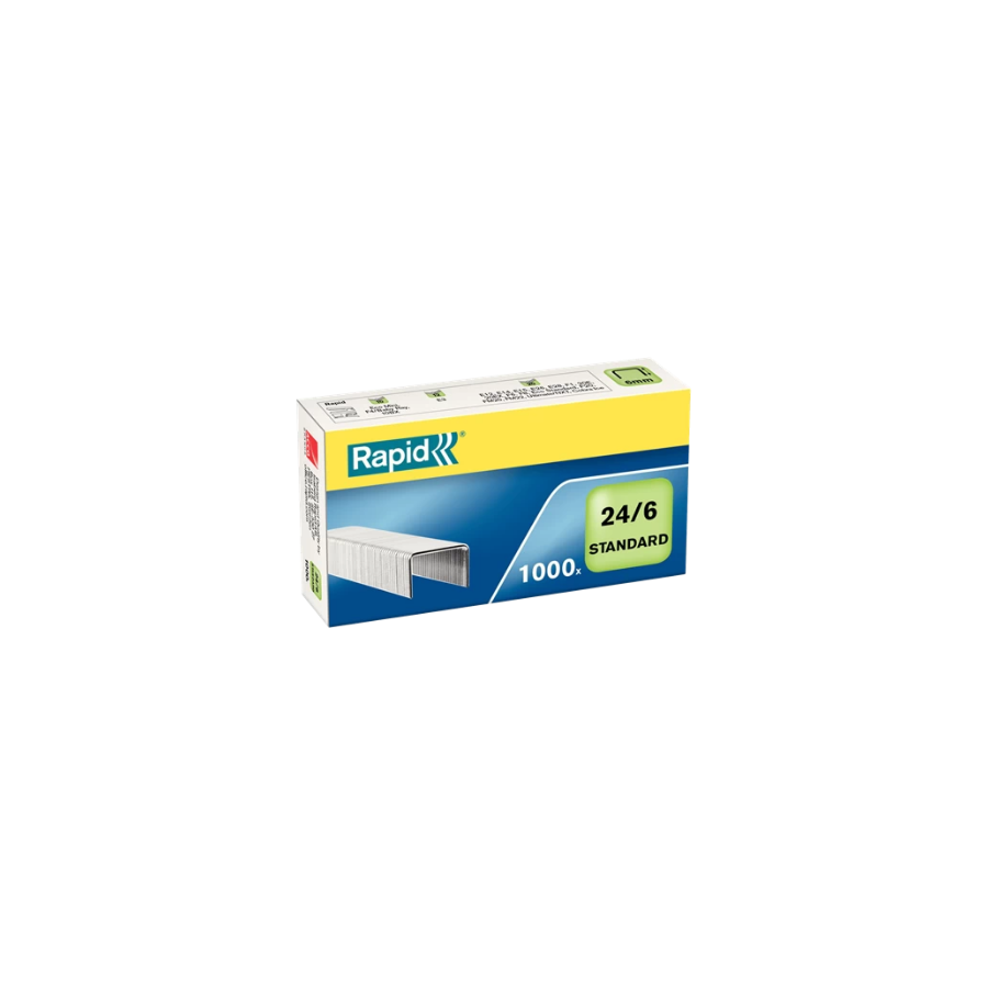 1684-CAJA DE 1000 GRAPAS TIPO 22/6 - 24/6 GALVANIZADAS PARA GRAPADORAS DE SOBREMESA/OFICINA RAPID 24855600 1684-CAJA DE 1000 GRAPAS TIPO 22/6 - 24/6 GALVANIZADAS PARA GRAPADORAS DE SOBREMESA/OFICINA RAPID 24855600