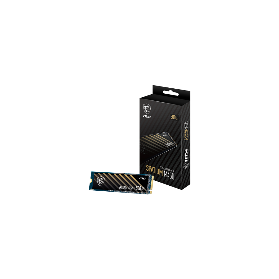 16849-MSI SPATIUM M450 PCIe 4.0 NVMe M.2 500GB PCI Express 4.0 3D NAND 16849-MSI SPATIUM M450 PCIe 4.0 NVMe M.2 500GB PCI Express 4.0 3D NAND