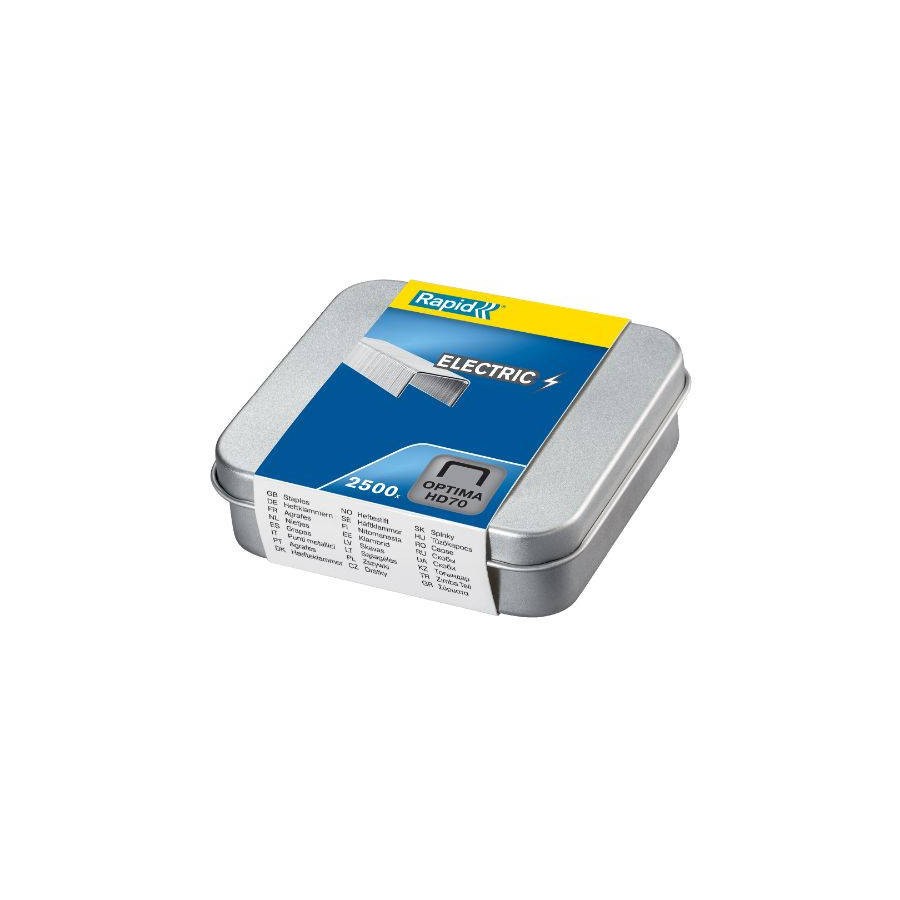 1701-CAJA DE 2.500 GRAPAS OPTIMA HD70 GALVANIZADA PARA GRAPADORAS ELECTRICAS REXEL 5001375 1701-CAJA DE 2.500 GRAPAS OPTIMA HD70 GALVANIZADA PARA GRAPADORAS ELECTRICAS REXEL 5001375