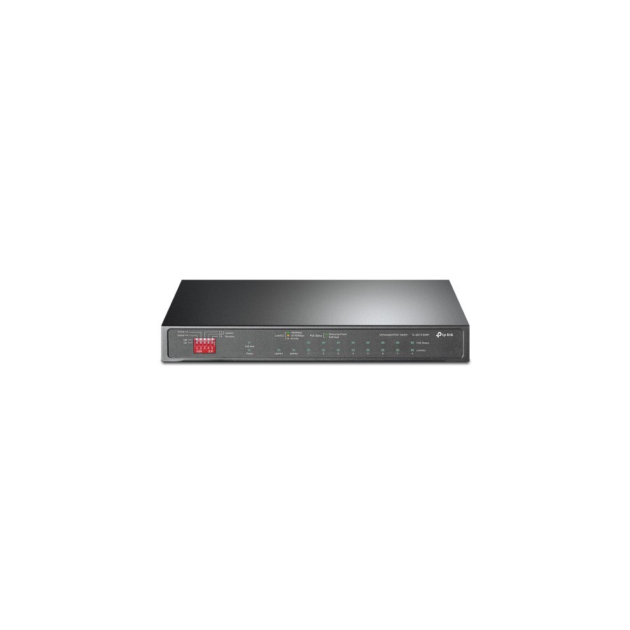 17075-TP-Link TL-SG1210MP switch No administrado Gigabit Ethernet (10/100/1000) Energia sobre Ethernet (PoE) Negro