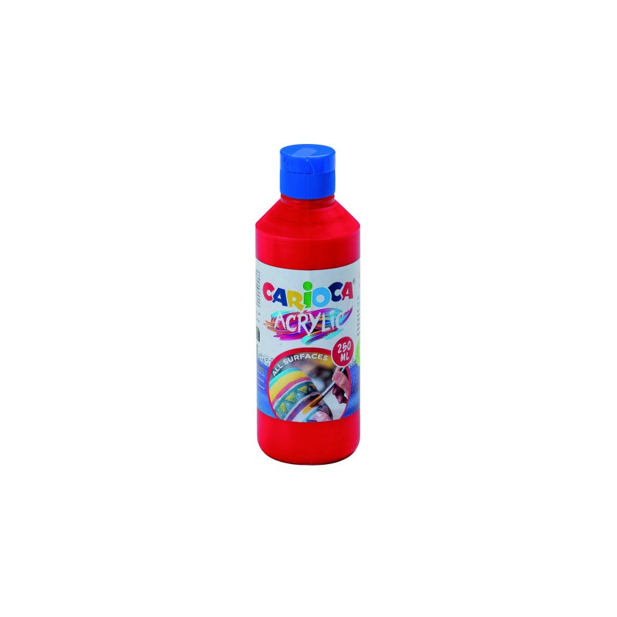 17224-BOTELLA PINTURA ACRILICA 250 ML. ROJO CARIOCA 40431/10 17224-BOTELLA PINTURA ACRILICA 250 ML. ROJO CARIOCA 40431/10