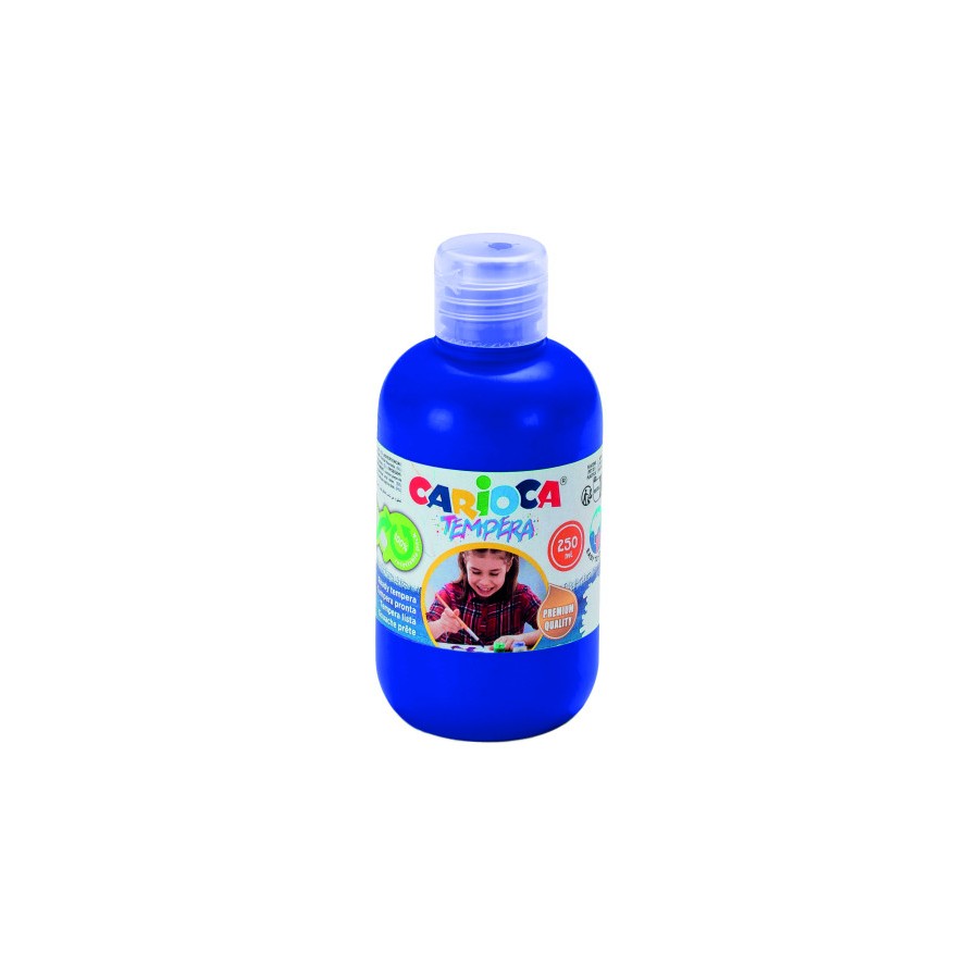 17228-BOTELLA TEMPERA 250 ML. AZUL CARIOCA 40424/05 17228-BOTELLA TEMPERA 250 ML. AZUL CARIOCA 40424/05