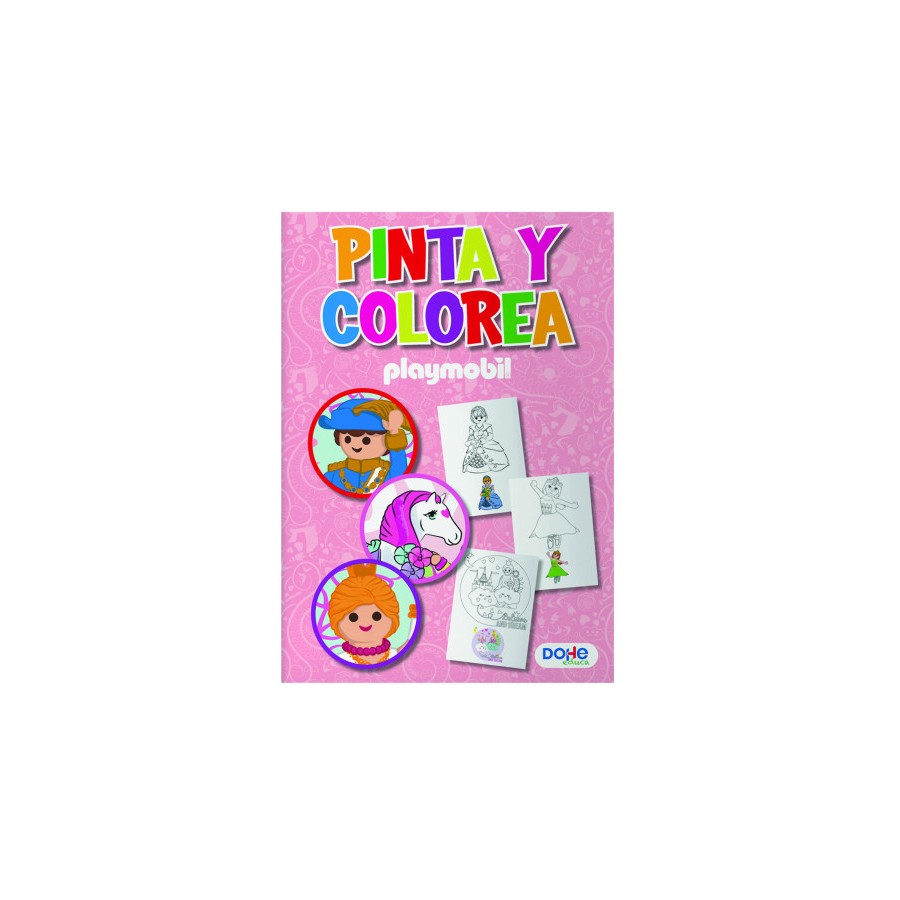 17282-LIBROS DE COLOREAR A4 - PLAYMOBIL - MODELO PRINCESS DOHE 51736
