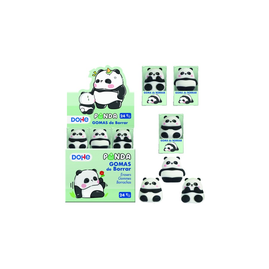 17292-EXPOSITOR CON 24 GOMAS DE BORRAR PANDA DOHE 79635 17292-EXPOSITOR CON 24 GOMAS DE BORRAR PANDA DOHE 79635