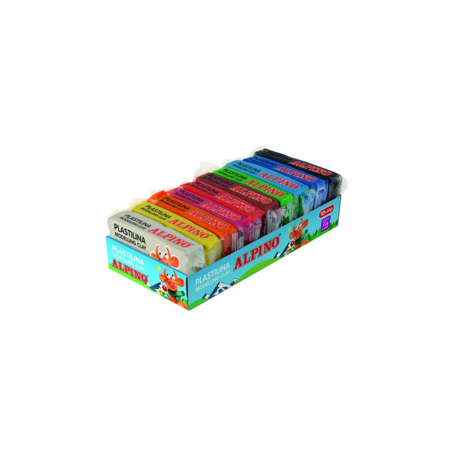 17323-BANDEJA PLASTILINA 10 PASTILLAS 50 GRS ALPINO DP000202 17323-BANDEJA PLASTILINA 10 PASTILLAS 50 GRS ALPINO DP000202