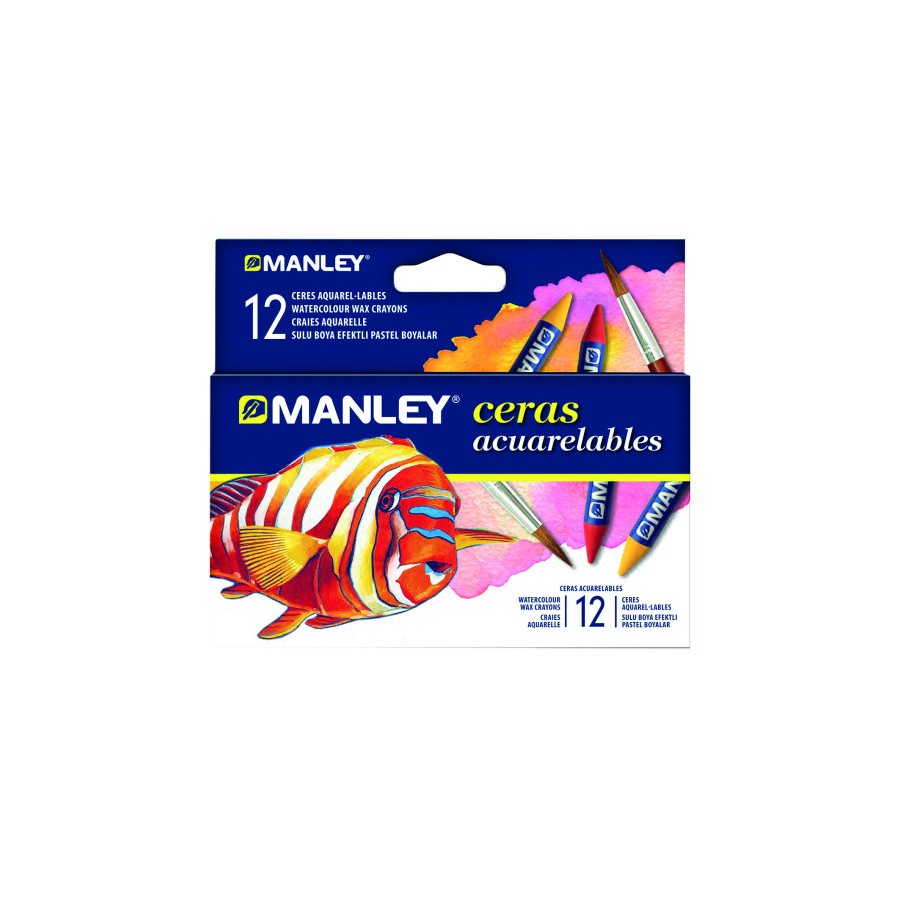 17339-ESTUCHE 12 CERAS ACUARELABLES MANLEY MNQ00412 17339-ESTUCHE 12 CERAS ACUARELABLES MANLEY MNQ00412