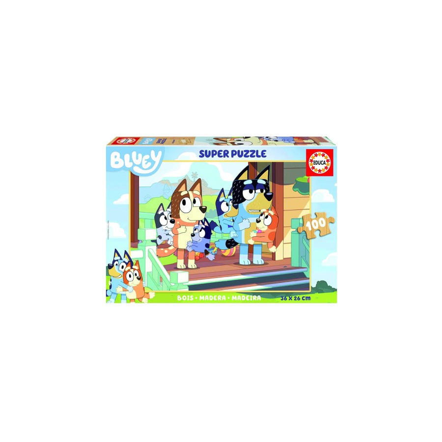 17384-CAJA PUZZLE MADERA BLUEY 100 PIEZAS EDUCA BORRAS 19967 EDUCA 19967 17384-CAJA PUZZLE MADERA BLUEY 100 PIEZAS EDUCA BORRAS 19967 EDUCA 19967