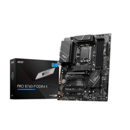 17389-PLACA MSI PRO B760-P II,INTEL,1700,B760,4DDR5,128GB,HDMI+DP,4SATA+2M.2,4USB 3.2+2USB-C,2.5GB,ATX