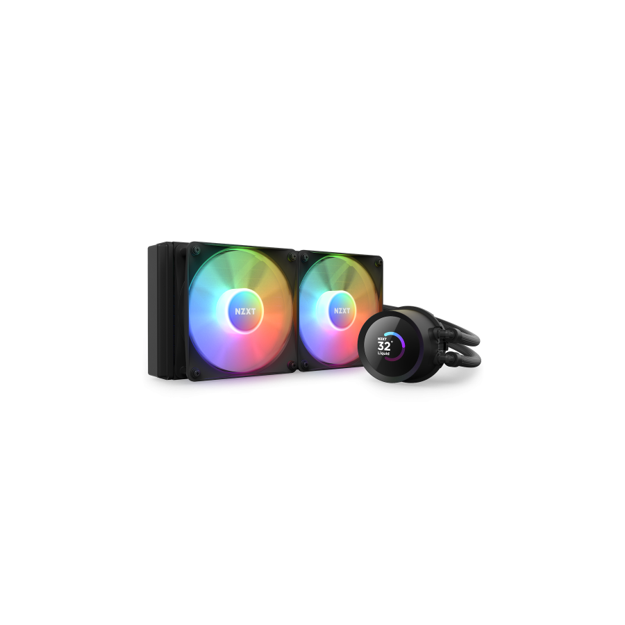 17454-NZXT Kraken 240 RGB Procesador Sistema de refrigeracion liquida todo en uno 12 cm Negro 1 pieza(s)