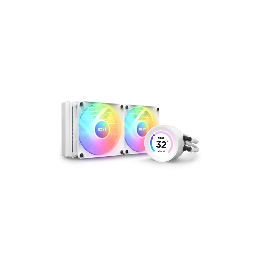 17462-NZXT Kraken Elite 240 RGB Procesador Sistema de refrigeracion liquida todo en uno 12 cm Blanco 1 pieza(s)