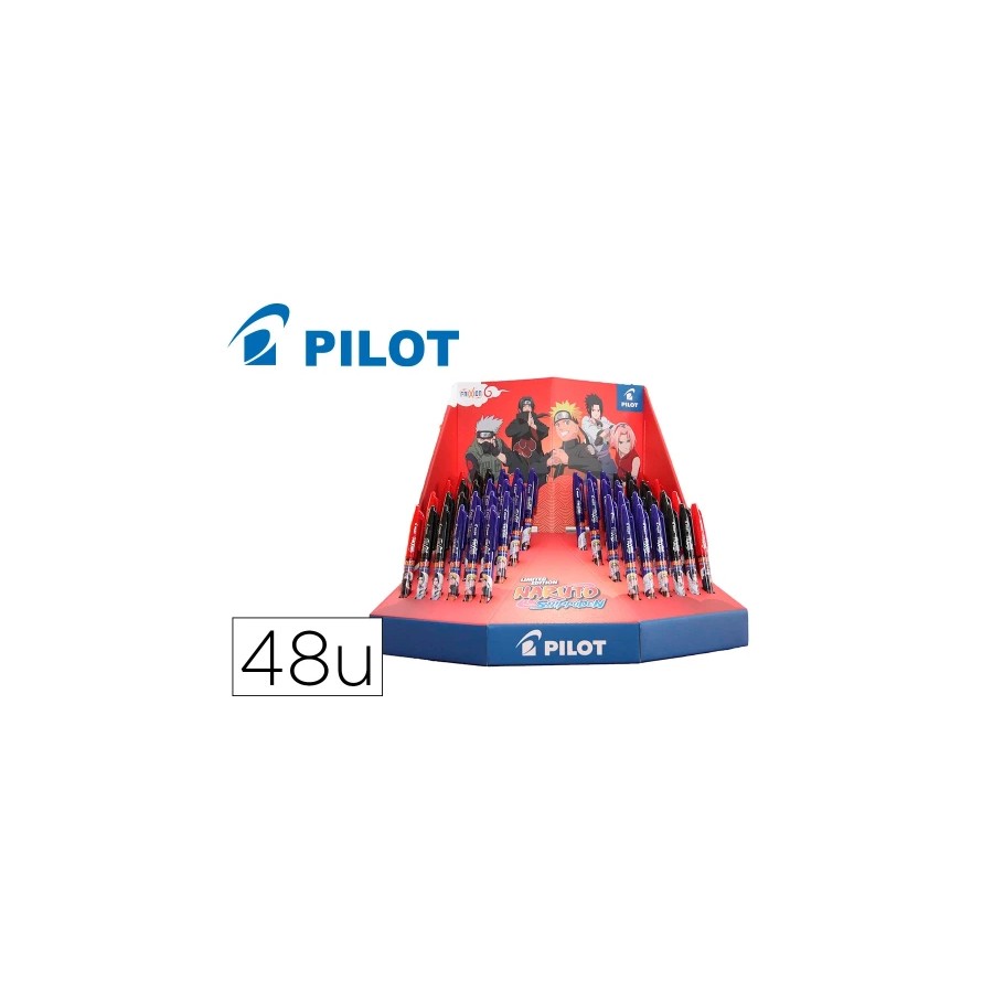 17687-EXPOSITOR 48 UNIDADES FRIXION PILOT EXP.NARUTO