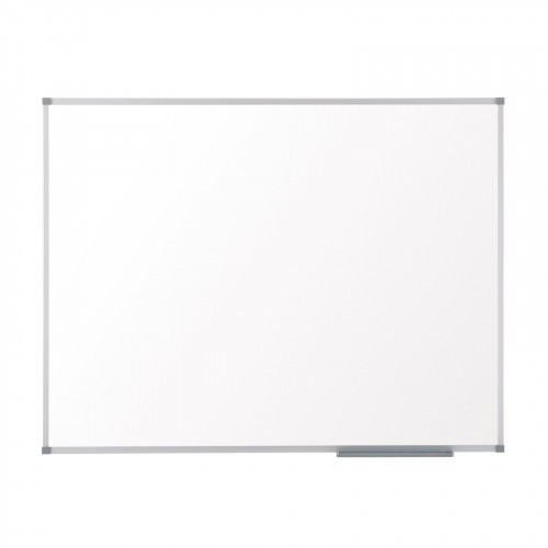 1775-Nobo Pizarra blanca Basic magnetica de acero 1200x900 mm con marco basico