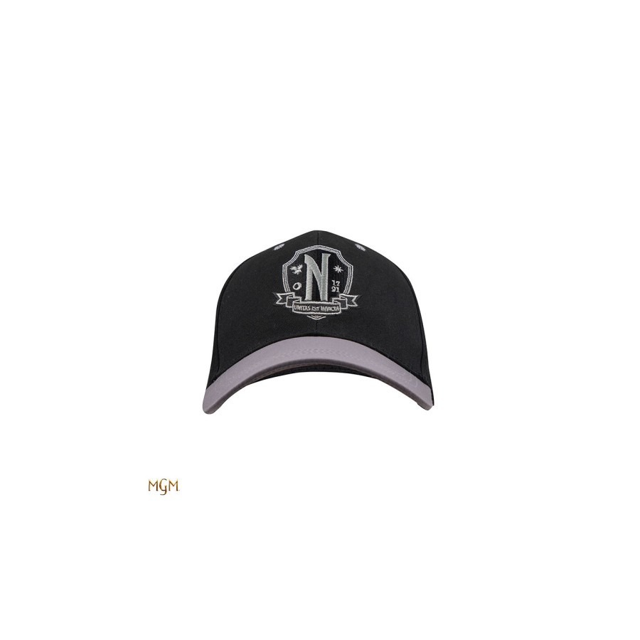 17820-GORRA CON VISERA NEVERMORE ACADEMY NEGRA 54-60 CM (CIRCUNFERENCIA) CINEREPLICAS REDSTRING CR2671 17820-GORRA CON VISERA NEVERMORE ACADEMY NEGRA 54-60 CM (CIRCUNFERENCIA) CINEREPLICAS REDSTRING CR2671