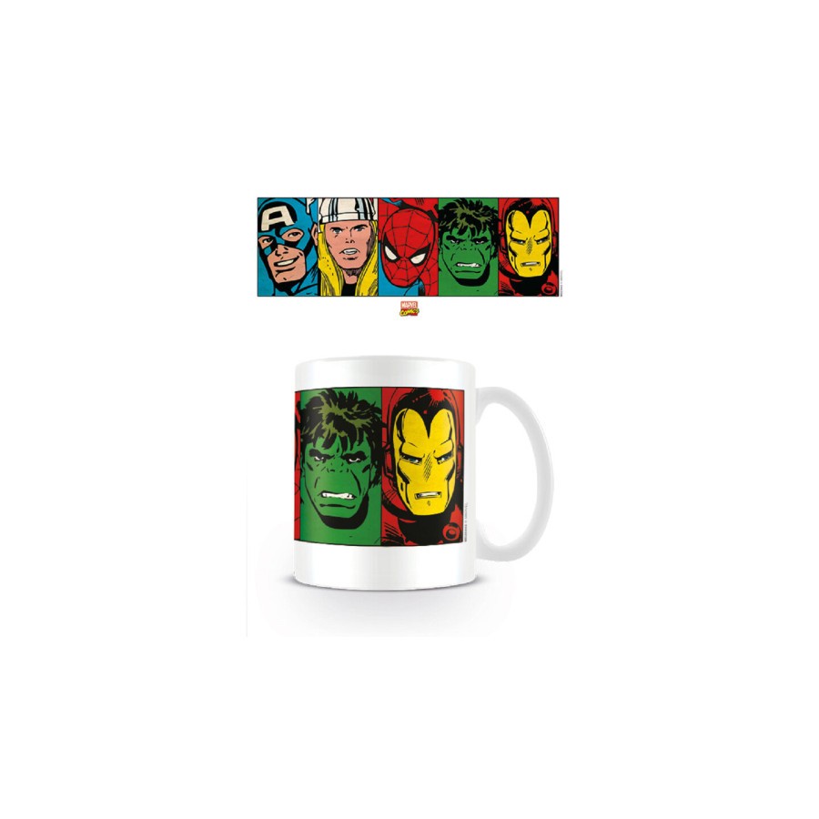 17915-TAZA DESAYUNO MARVEL CARAS COMIC PYRAMID INTERNATIONAL REDSTRING MG23443 17915-TAZA DESAYUNO MARVEL CARAS COMIC PYRAMID INTERNATIONAL REDSTRING MG23443
