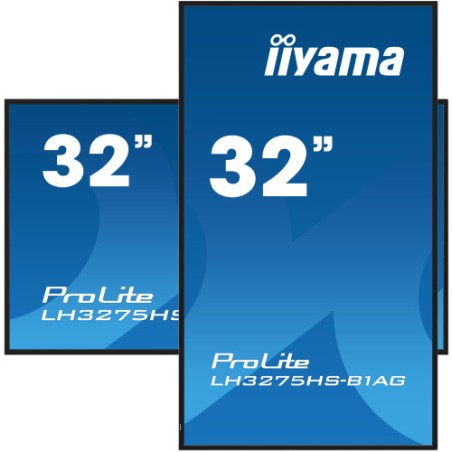 17983-iiyama ProLite Pantalla plana para senalizacion digital 81,3 cm (32") LCD Wifi 500 cd / m2 Full HD Negro Procesado