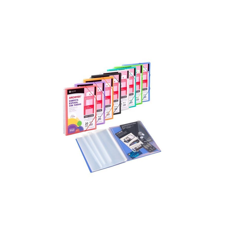 1822-CARPETA ARCHIVEX-STAR ESPIRAL CANGURO 40 FUNDAS COLOR ROJO CARCHIVO 53034053 1822-CARPETA ARCHIVEX-STAR ESPIRAL CANGURO 40 FUNDAS COLOR ROJO CARCHIVO 53034053