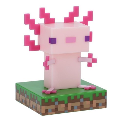 18232-LAMPARA ICONS AJOLOTE - MINECRAFT 12 CM PALADONE REDSTRING PP11390MCF