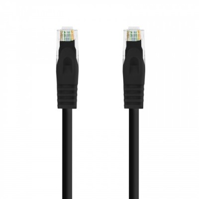 Nanocable Cable de red latiguillo RJ45 LSZH Cat6A UTP AWG24 Negro 30m
