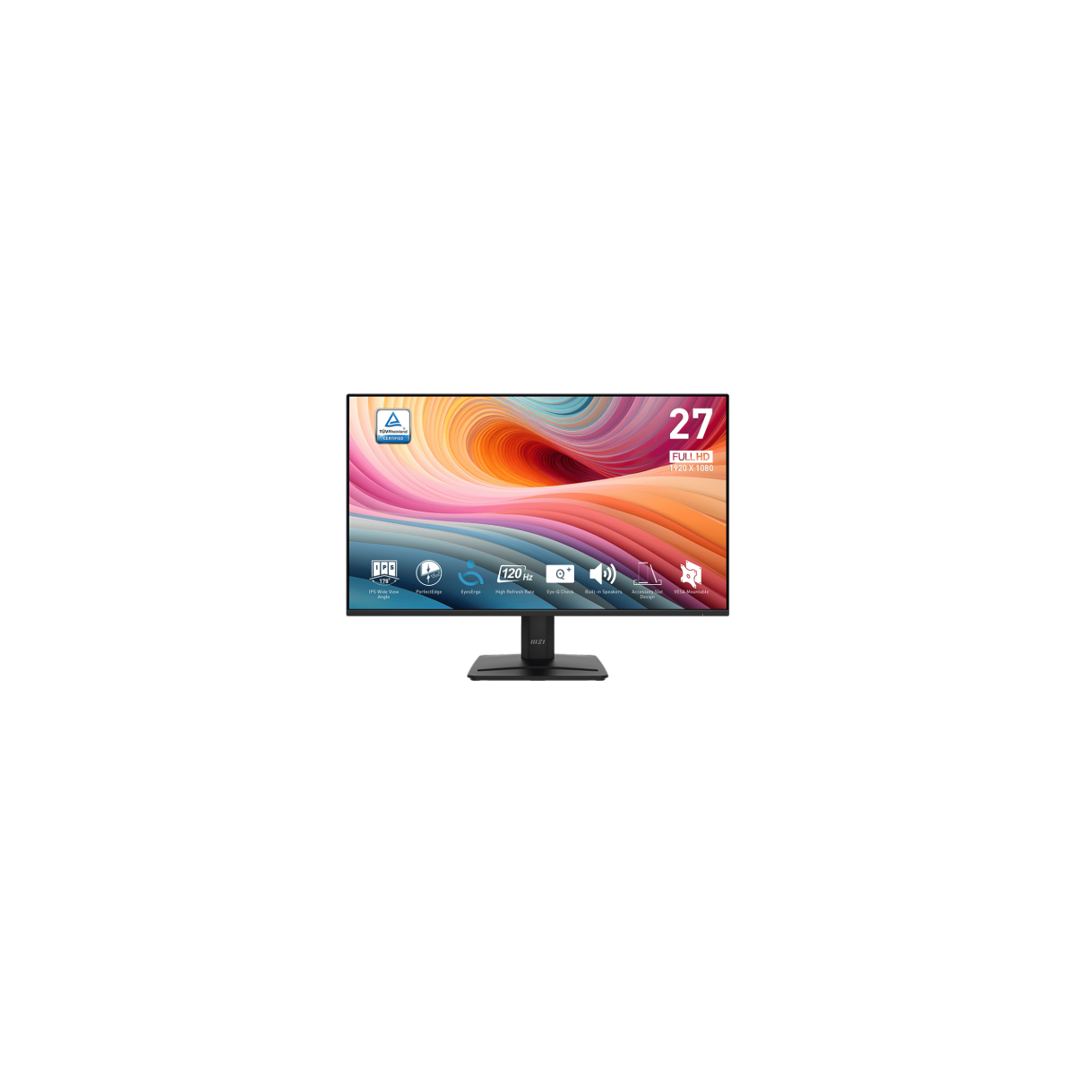 MSI MONITOR PRO MP275 E2 27 FHD 1920X1080 IPS PLANO 120HZADAPTIVE SYNC NEGRO