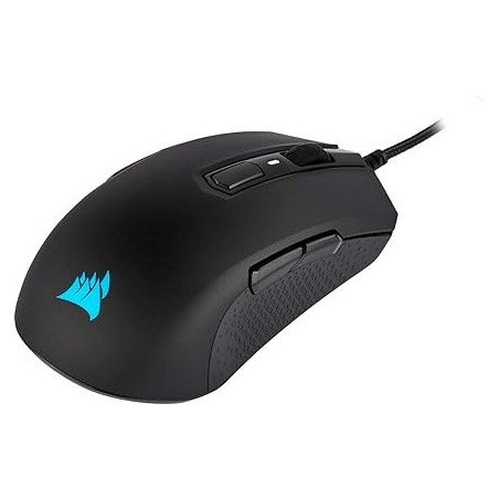 18590-RATON CORSAIR M55 LIGERO, CON CABLE, NEGRO CH-930F000-WW