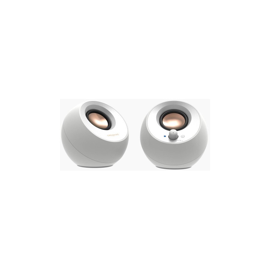 18593-CREATIVE PEBBLE V3 BLUETOOTH WHITE