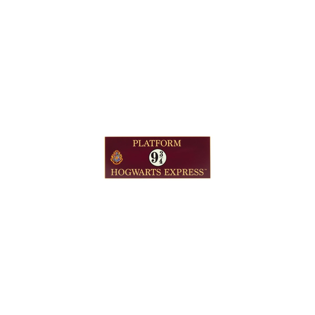 LaMPARA LOGO HARRY POTTER ANDeN 9 3 4 PALADONE REDSTRING PP8773HP