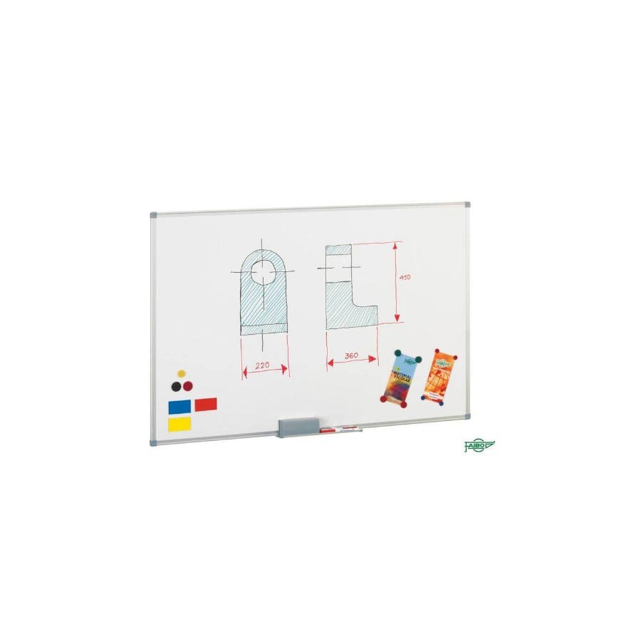 1868-PIZARRA MAGNETICA BLANCA DE ACERO LACADO 60X90 CM. MARCO ALUMINIO FAIBO 840-10 1868-PIZARRA MAGNETICA BLANCA DE ACERO LACADO 60X90 CM. MARCO ALUMINIO FAIBO 840-10