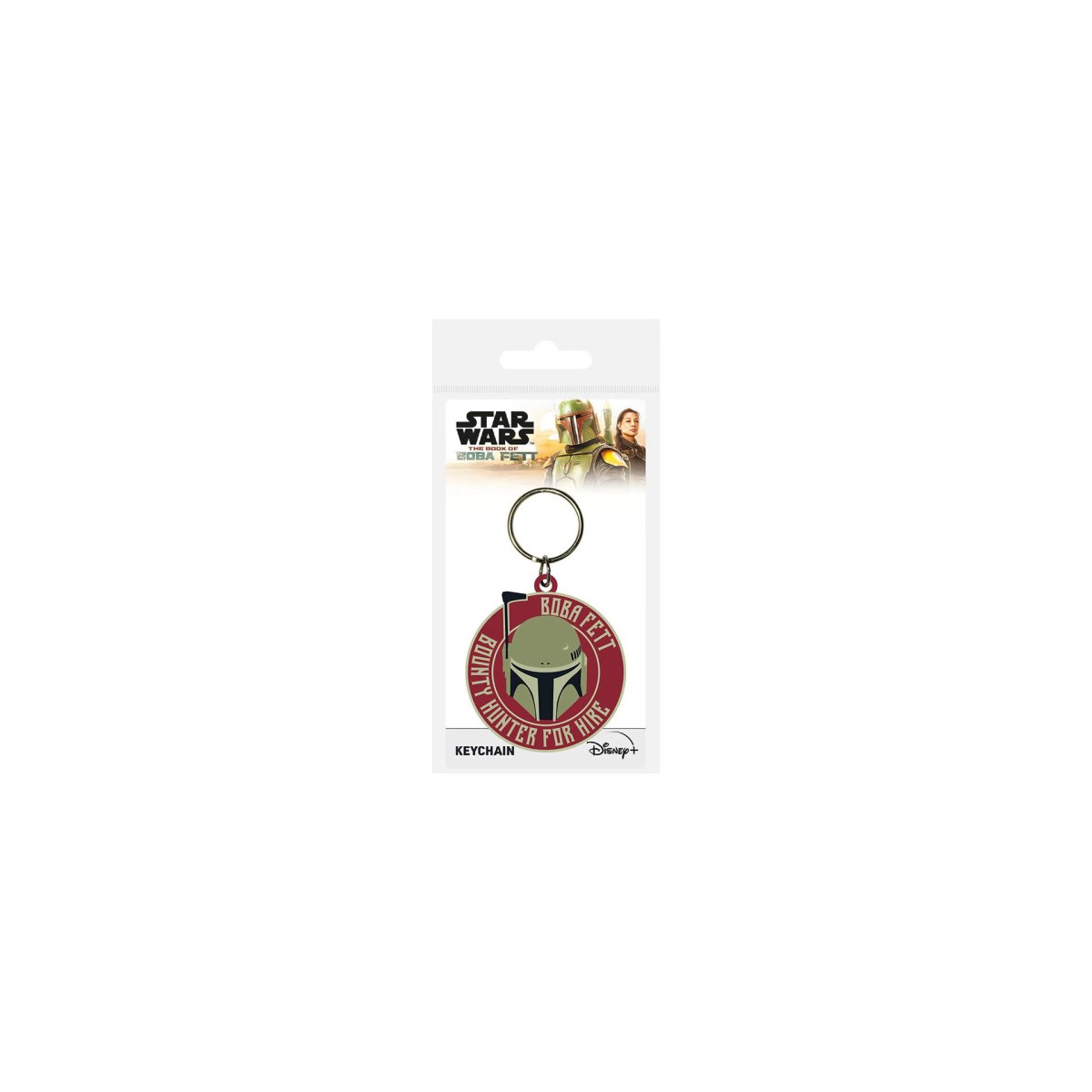 LLAVERO DE GOMA STAR WARS EL LIBRO DE BOBA FETT PYRAMID REDSTRING RK39329C