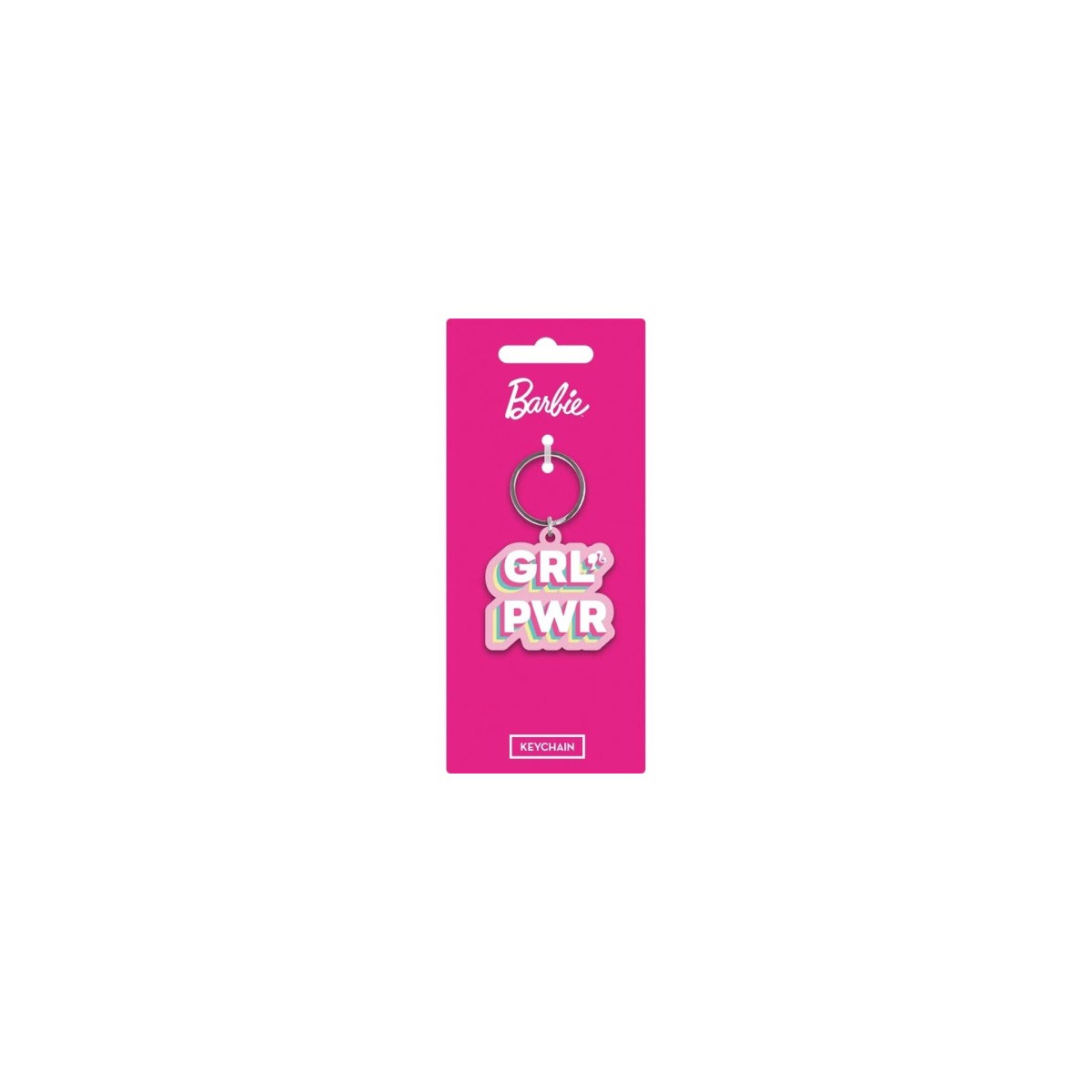 LLAVERO BARBIE GRL POWER 6 CM PYRAMID REDSTRING RK39477C