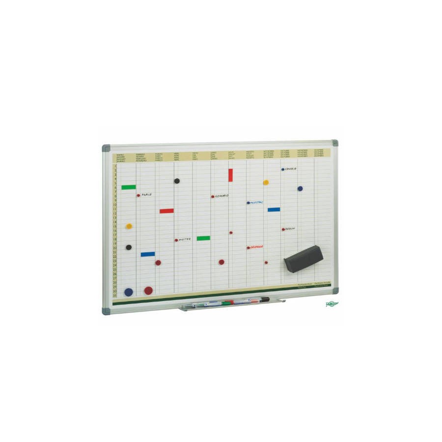 1876-PLANING ANUAL MAGNETICO CON MARCO DE ALUMINIO 60X90 CM. FAIBO PLA 1876-PLANING ANUAL MAGNETICO CON MARCO DE ALUMINIO 60X90 CM. FAIBO PLA
