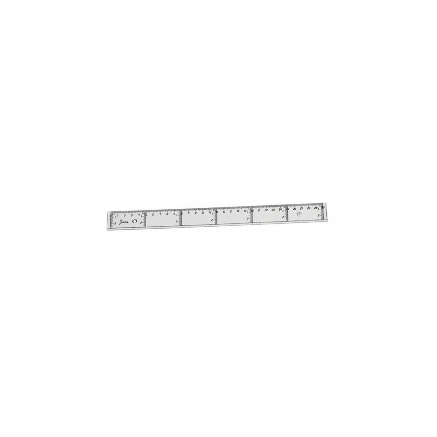 1879-REGLA PLANA TRANSPARENTE EN PLASTICO INYECTADO 30 CM. FAIBO 41130 1879-REGLA PLANA TRANSPARENTE EN PLASTICO INYECTADO 30 CM. FAIBO 41130