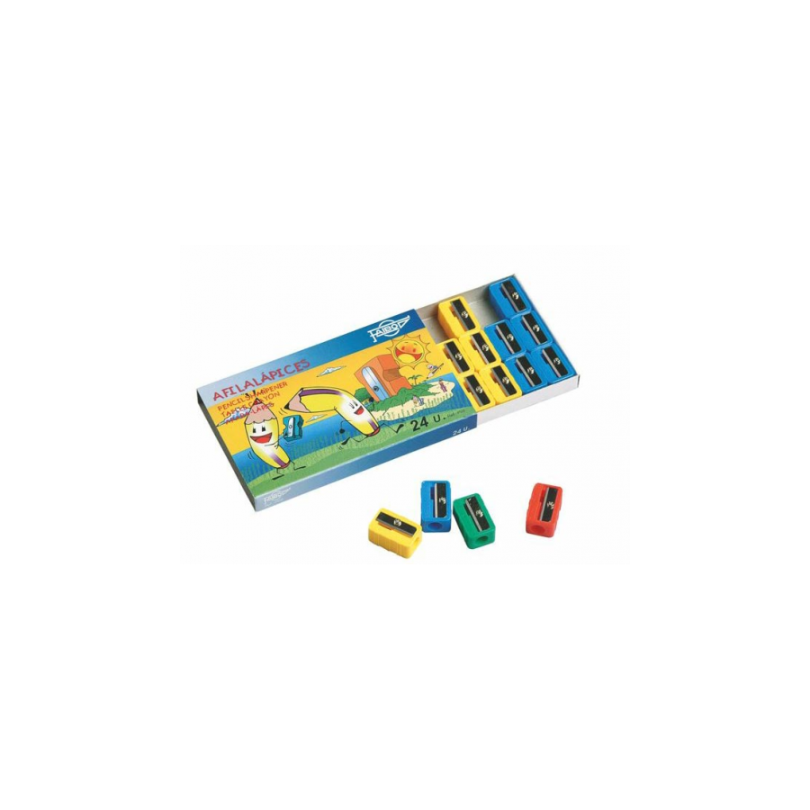 1901-SACAPUNTAS DE PLASTICO SIMPLE CON FORMA RECTANCULAR 100% RECICLABLE FAIBO P02 1901-SACAPUNTAS DE PLASTICO SIMPLE CON FORMA RECTANCULAR 100% RECICLABLE FAIBO P02