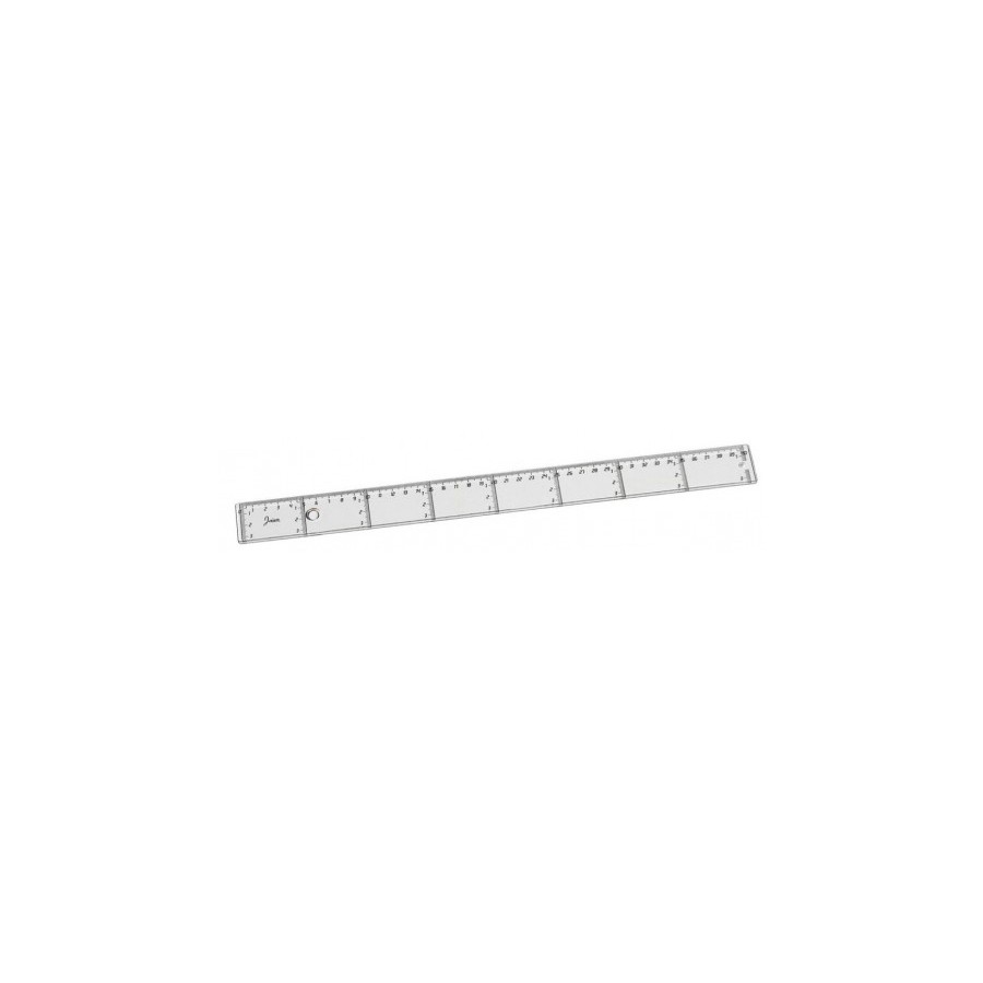 1903-REGLA PLANA TRANSPARENTE EN PLASTICO INYECTADO GRADUADO Y BISELADO 40 CM. FAIBO 41140 1903-REGLA PLANA TRANSPARENTE EN PLASTICO INYECTADO GRADUADO Y BISELADO 40 CM. FAIBO 41140