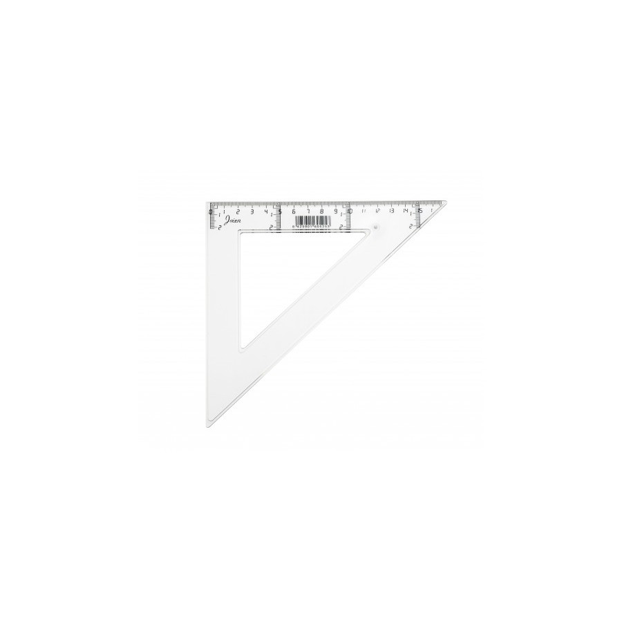 1909-ESCUADRA TRANSPARENTE EN PLASTICO INYECTADO GRADUADO Y BISELADO 25 CM. FAIBO 41225 1909-ESCUADRA TRANSPARENTE EN PLASTICO INYECTADO GRADUADO Y BISELADO 25 CM. FAIBO 41225