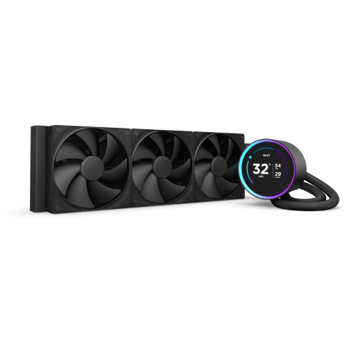 19115-NZXT Kraken Elite 360 Procesador Sistema de refrigeracion liquida todo en uno 12 cm Negro 1 pieza(s)