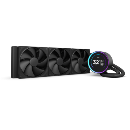 19115-NZXT Kraken Elite 360 Procesador Sistema de refrigeracion liquida todo en uno 12 cm Negro 1 pieza(s)