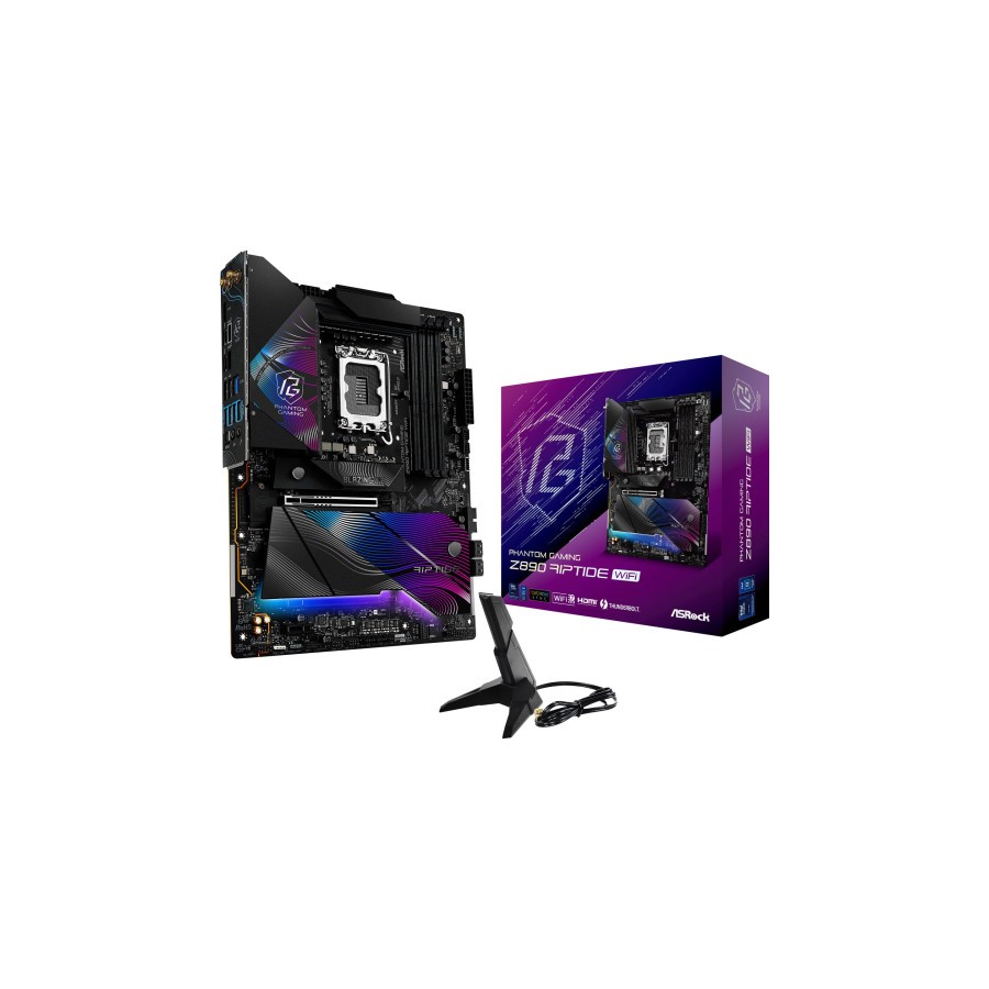 19401-PLACA ASROCK Z890 RIPTIDE WIFI,INTEL,1851,Z890,4DDR5,WIFI,ATX