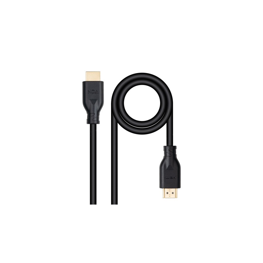 19462-Nanocable Cable HDMI V2.0 4K@60Hz 18Gbps A/M-A/M CCS 1 m