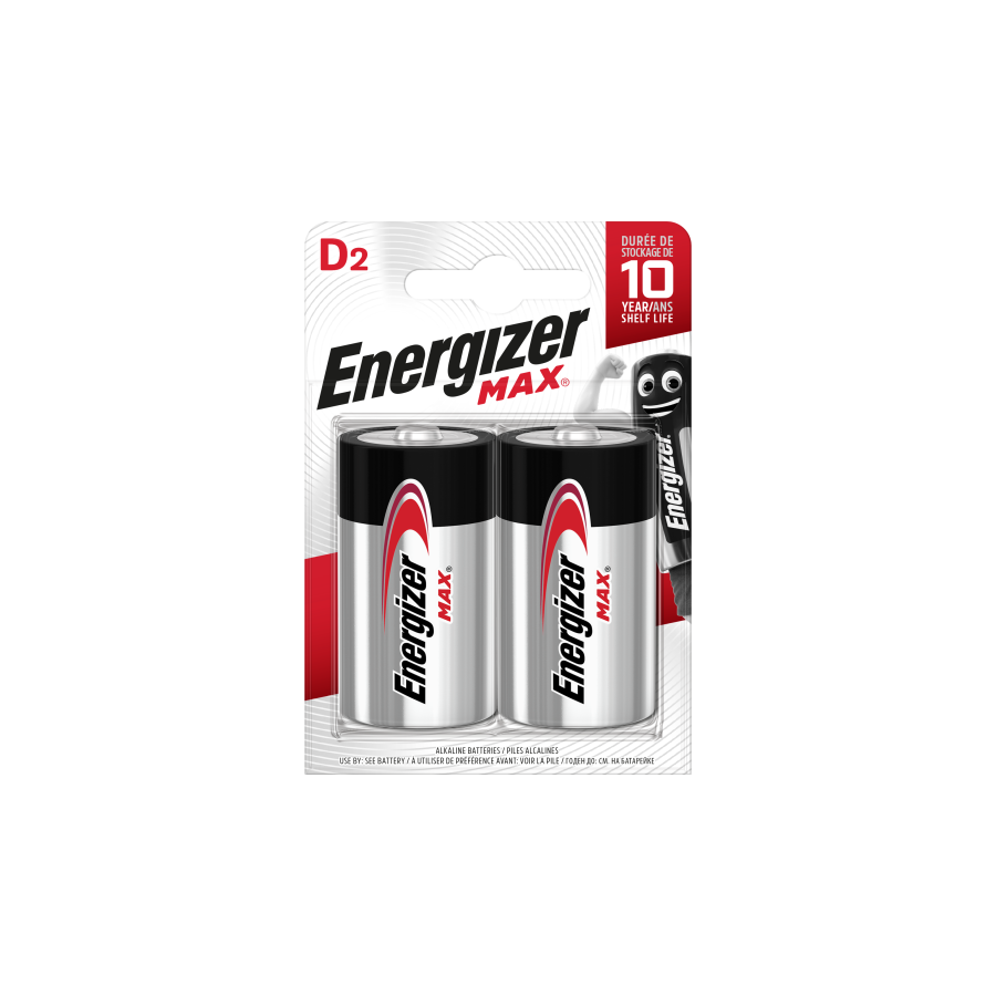 1951-Energizer MAX - D Bateria de un solo uso Alcalino 1951-Energizer MAX - D Bateria de un solo uso Alcalino