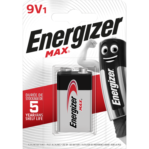 1953-Energizer Max - 9V Bateria de un solo uso Alcalino