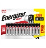 1959-BLISTER 8 + 4 PILAS MAX TIPO LR03 (AAA) ENERGIZER E301531207