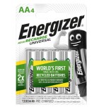 1968-BLISTER 4 PILAS RECARGABLES UNIVERSAL POTENCIA 1300 MAH TIPO HR6 ENERGIZER E301376000