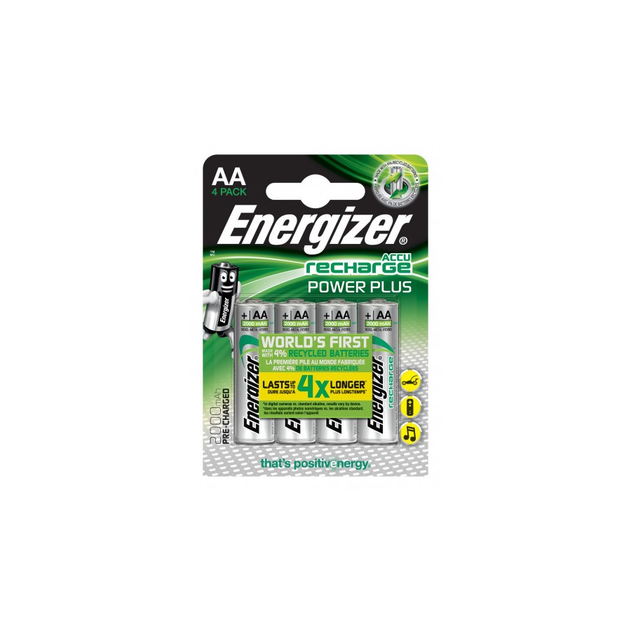 1969-BLISTER 4 PILAS RECARGABLES POWER PLUS POTENCIA 2000 MAH TIPO HR6 ENERGIZER E300626700 1969-BLISTER 4 PILAS RECARGABLES POWER PLUS POTENCIA 2000 MAH TIPO HR6 ENERGIZER E300626700