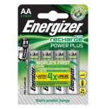 1969-BLISTER 4 PILAS RECARGABLES POWER PLUS POTENCIA 2000 MAH TIPO HR6 ENERGIZER E300626700 1969-BLISTER 4 PILAS RECARGABLES POWER PLUS POTENCIA 2000 MAH TIPO HR6 ENERGIZER E300626700